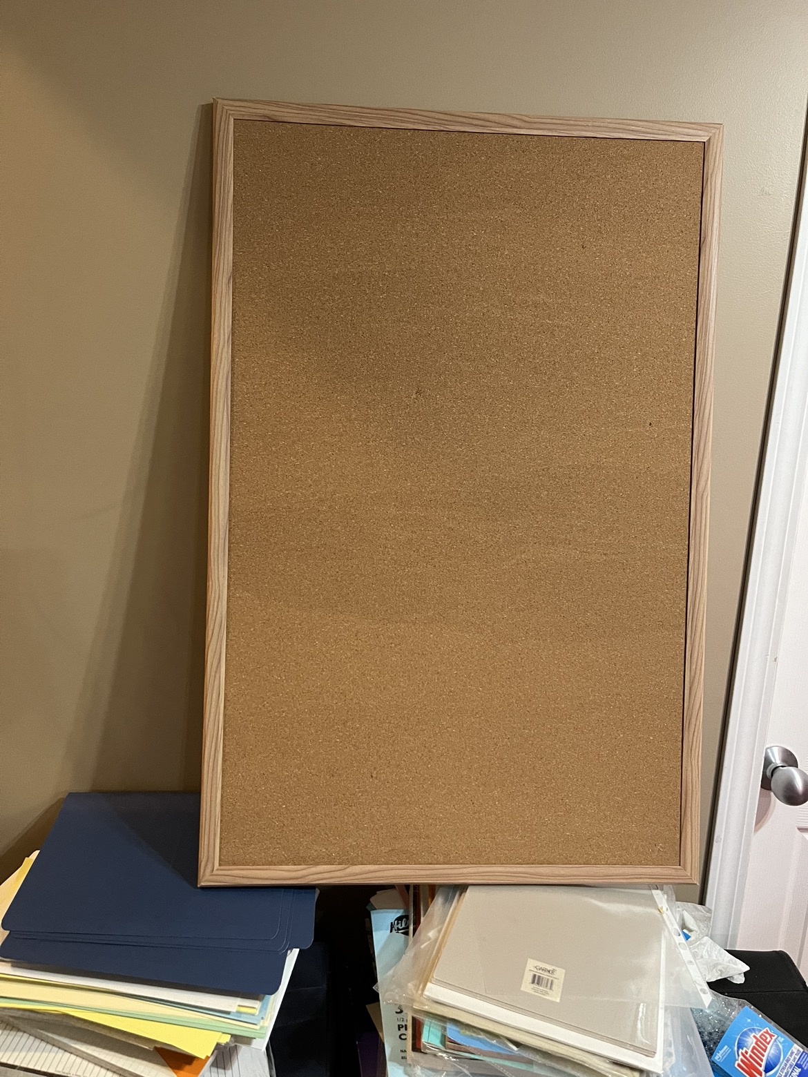 Unused Cork Bulletin board