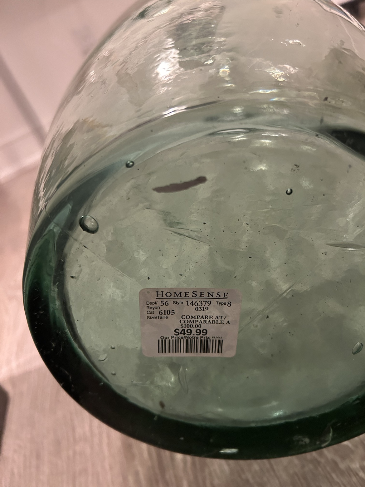 Home sense glass vase - photo 3