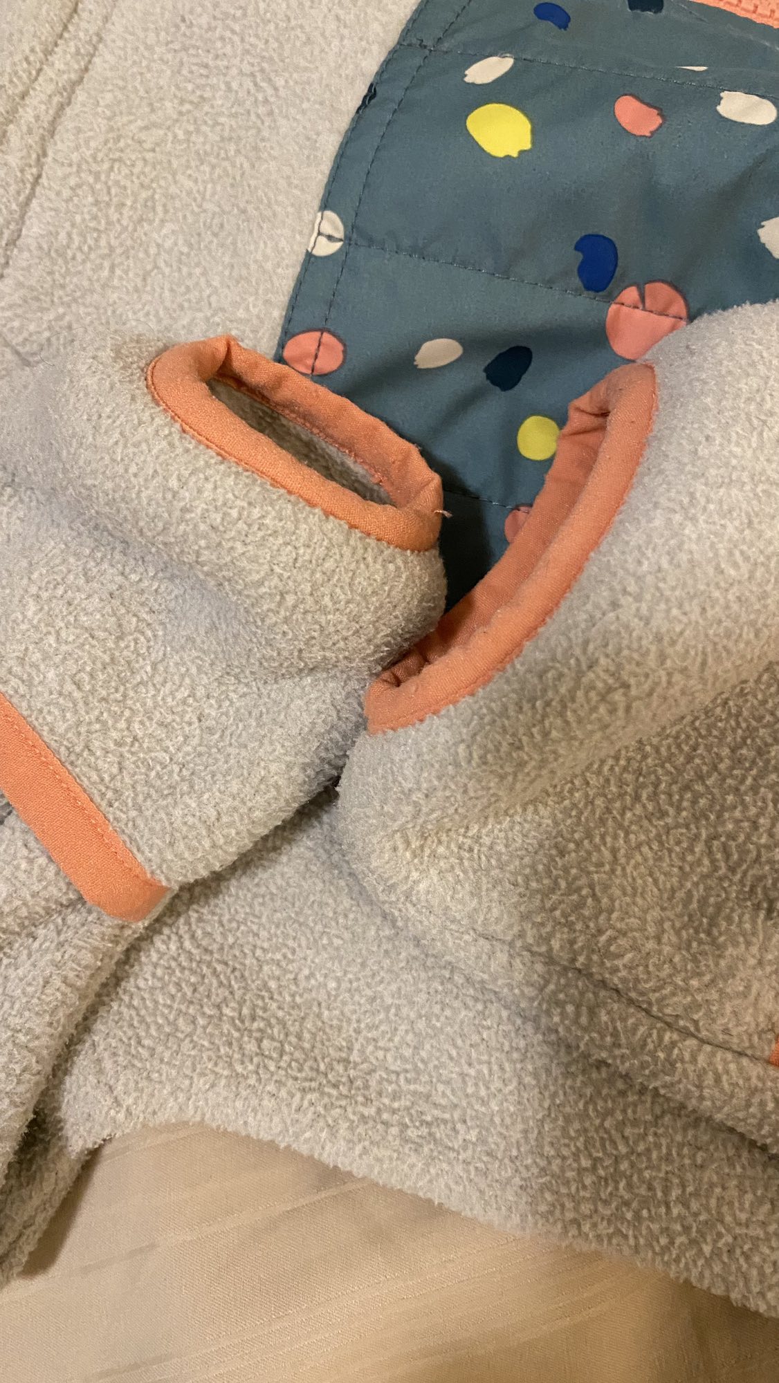 Mec fleece one piece sz.6 months /12 months image indicator(5)