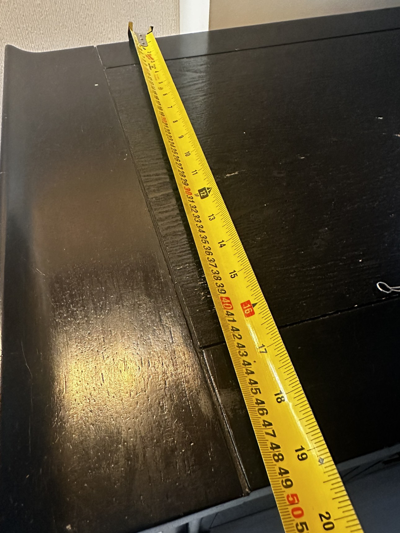 42” tall Dark Brown (black)2 Door Accent Srorage Cabinet image indicator(10)