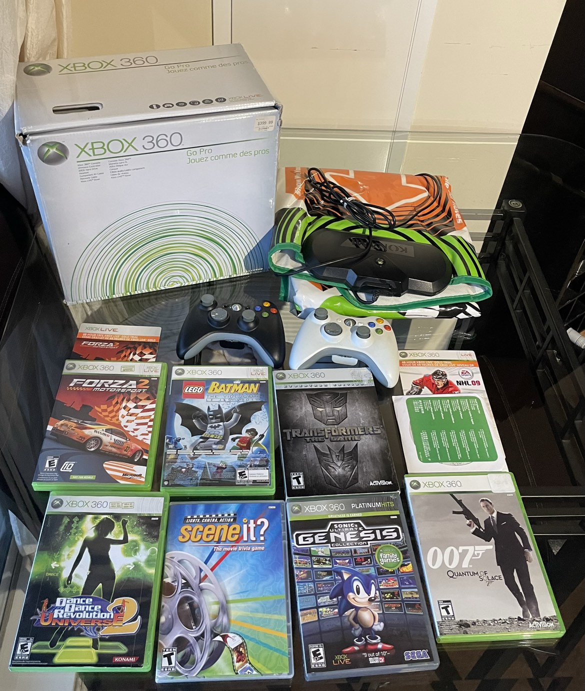 XBOX 360 Game Go Pro Game Console and Games