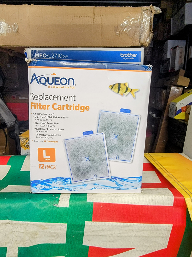 Aqueon 100106419 Quiet Flow Large Filter Cartridge - 12 Pack thumbnail