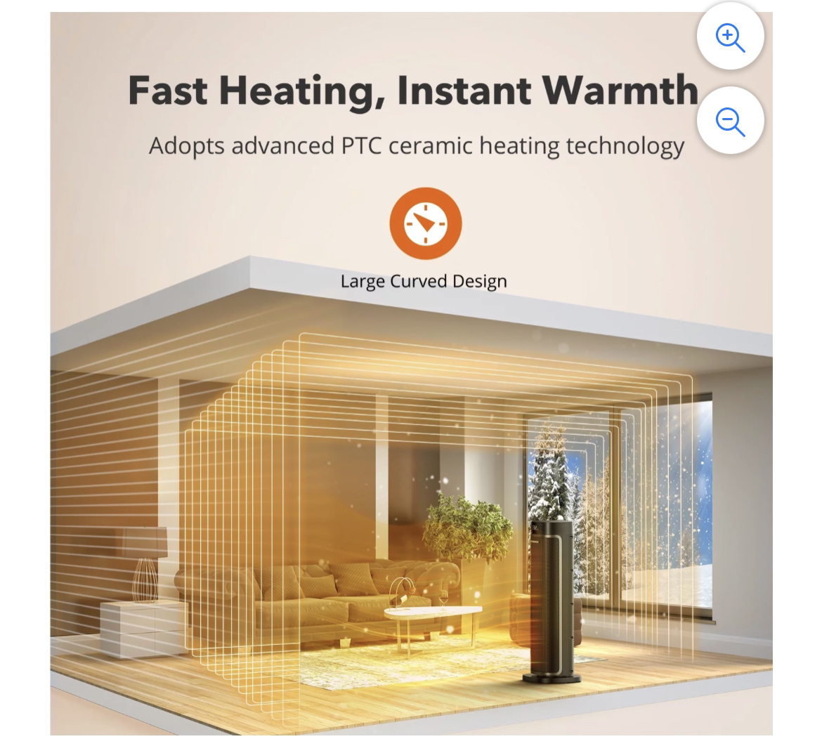 Taotronics space Heater - photo 3
