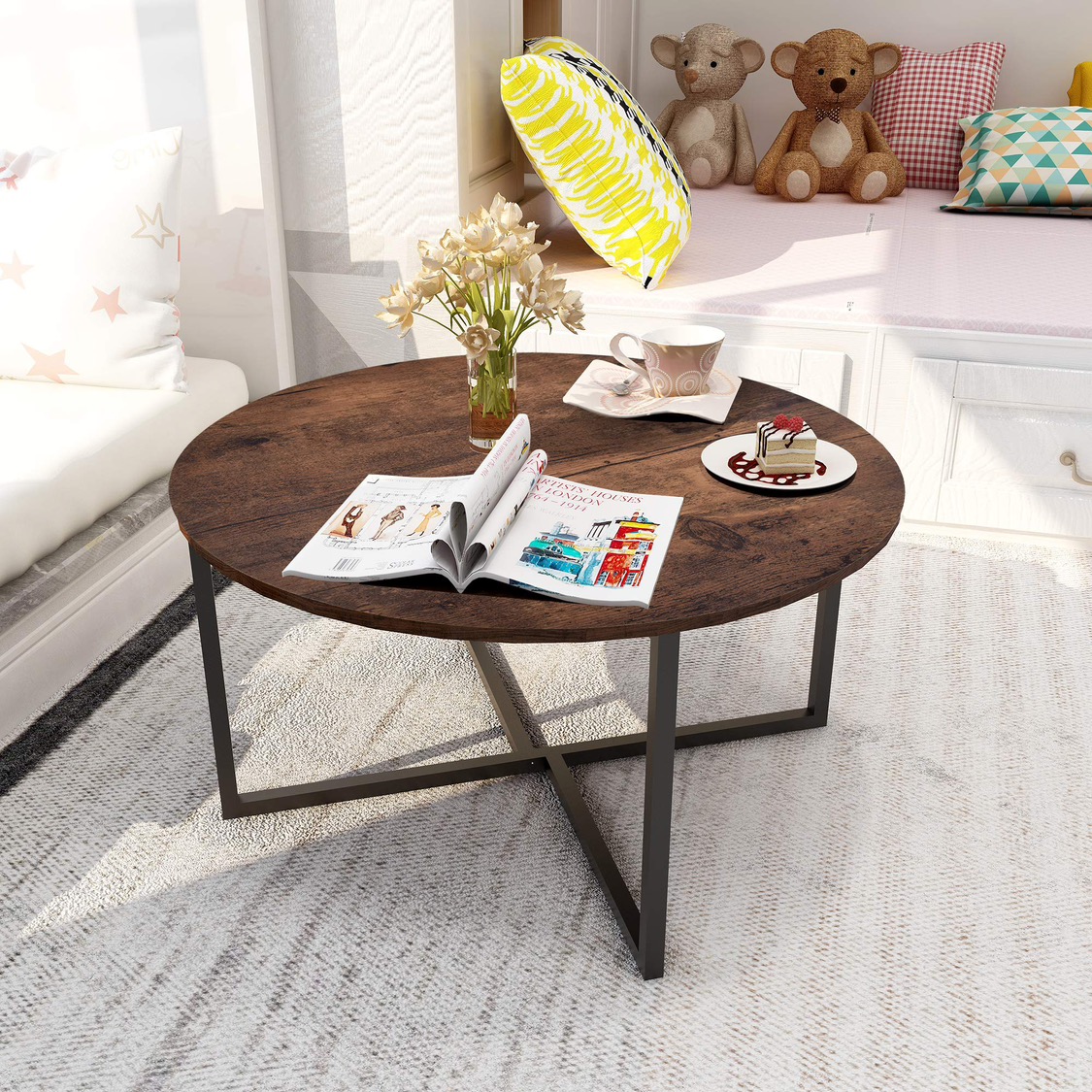 Rounded Coffee Table tea table