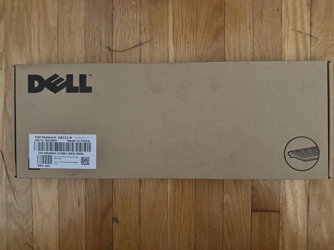 New Dell keyboard