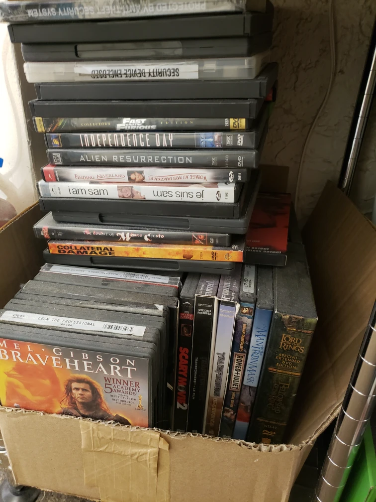 big lot of original DVDs