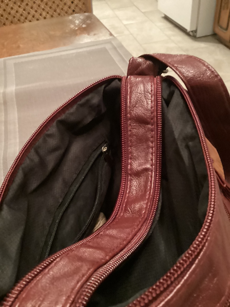 Multi zipper purse  ( 6 zippers)  soft leather - photo 2