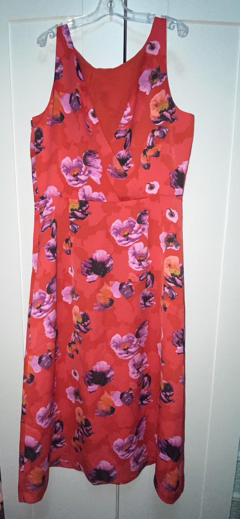 Red Floral Banana Republic Dress - photo 2
