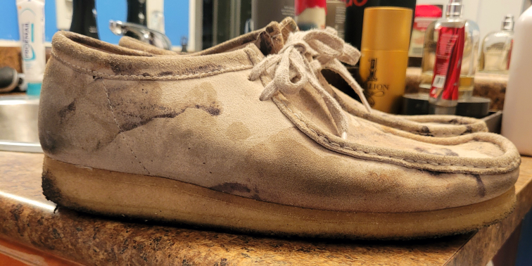 sz 10.5 Camaflouge Wallabees Clarks - photo 4