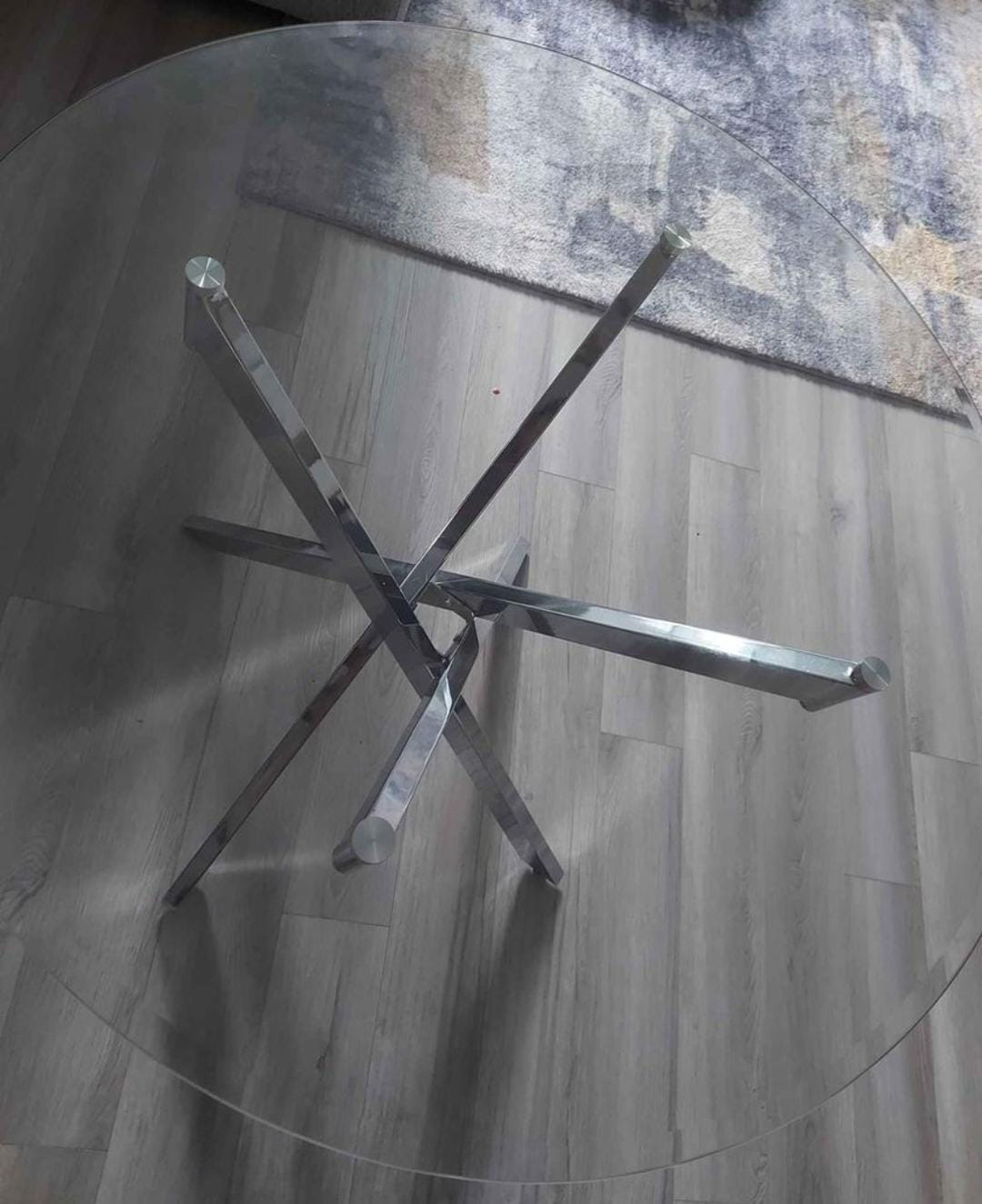 Glass dining table - photo 3