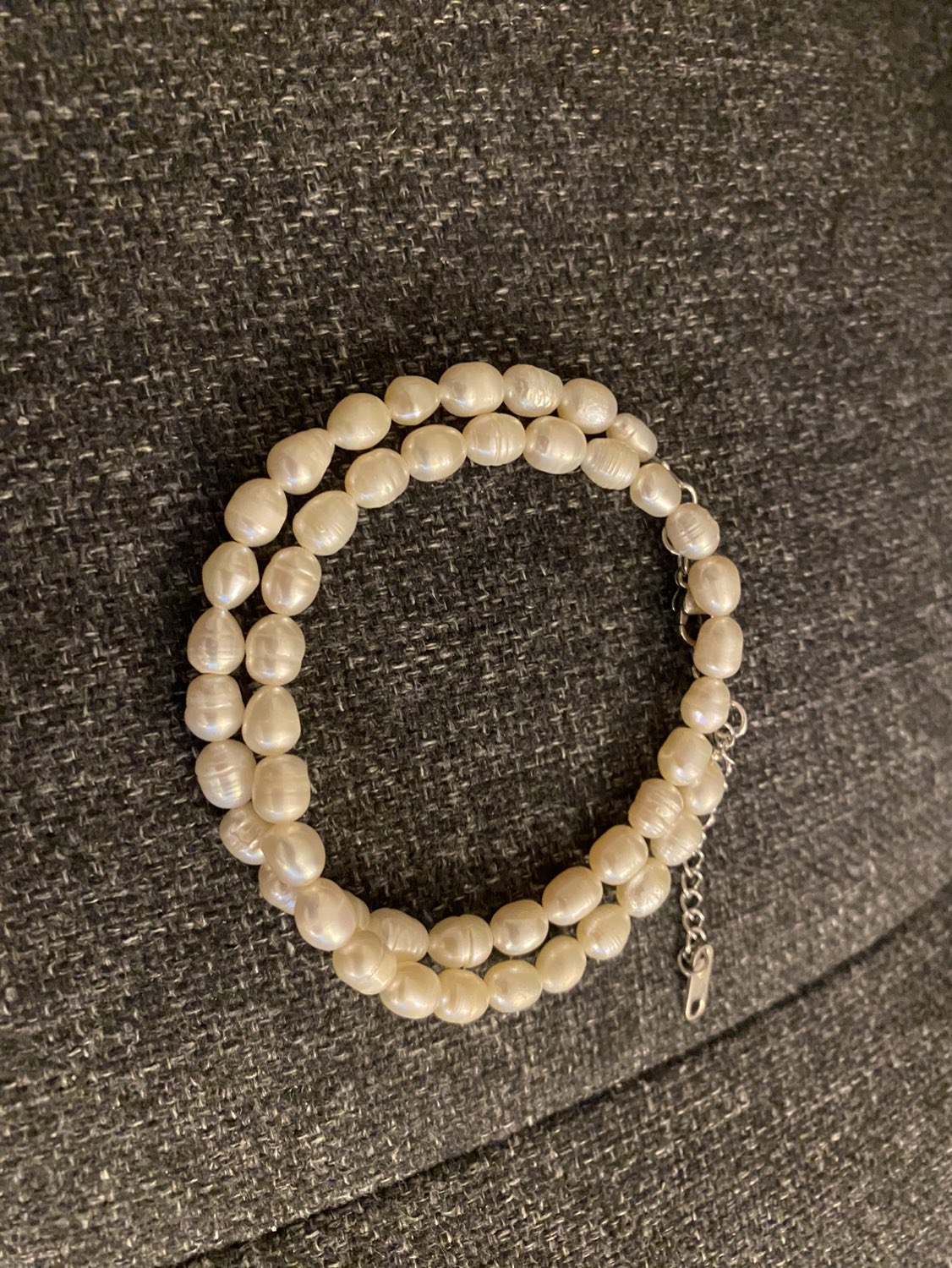 It's a real pearl necklace