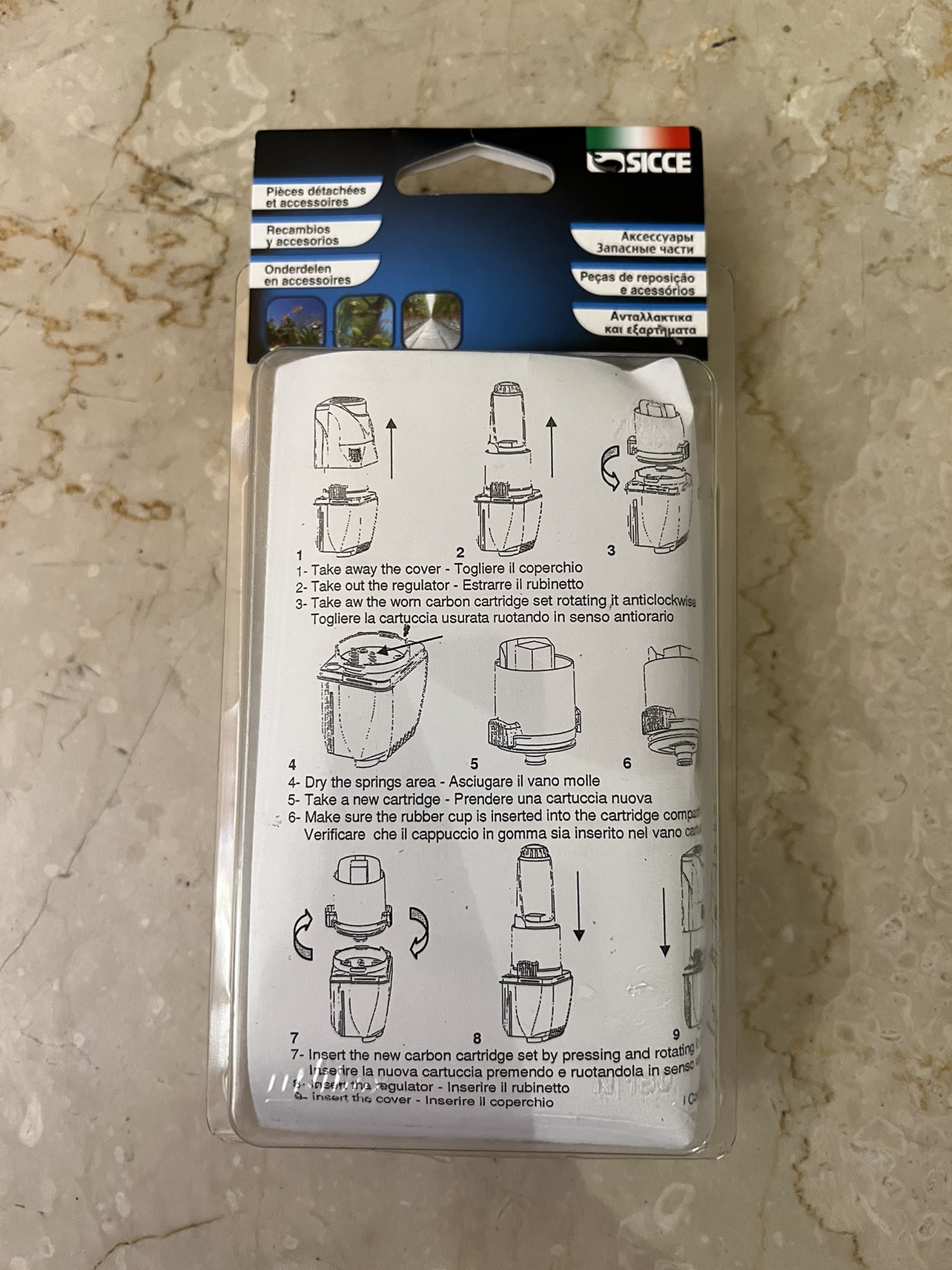 Sicce CO2 Life 2 Carbon Cartridge Refill (BNIB) image indicator(2)