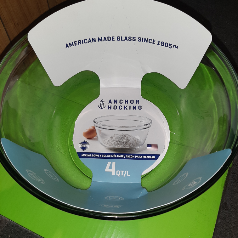 Brand New! ANCHOR GLASS MIXING / OVEN / SERVING BOWL image indicator(4)