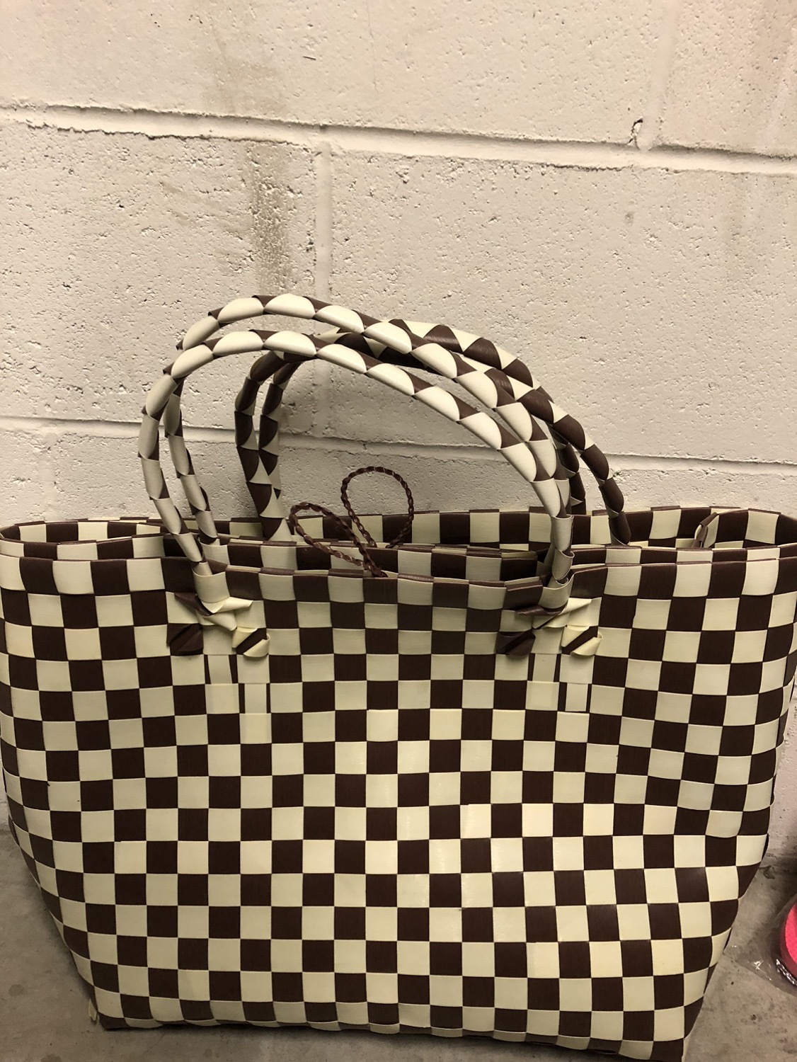 Recycled plastic woven baskets - photo 4