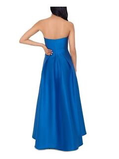 BETSY & ADAM Womens "Aletta" Long Strapless Ball Gown sz 8 image indicator(2)