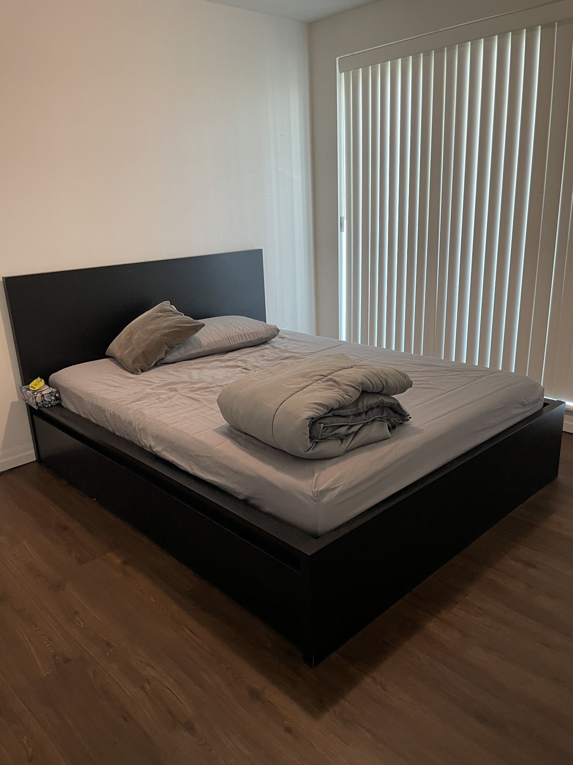 IKEA MALM (Color: Black Brown, Size: Queen) bed frame & mattress - photo 3