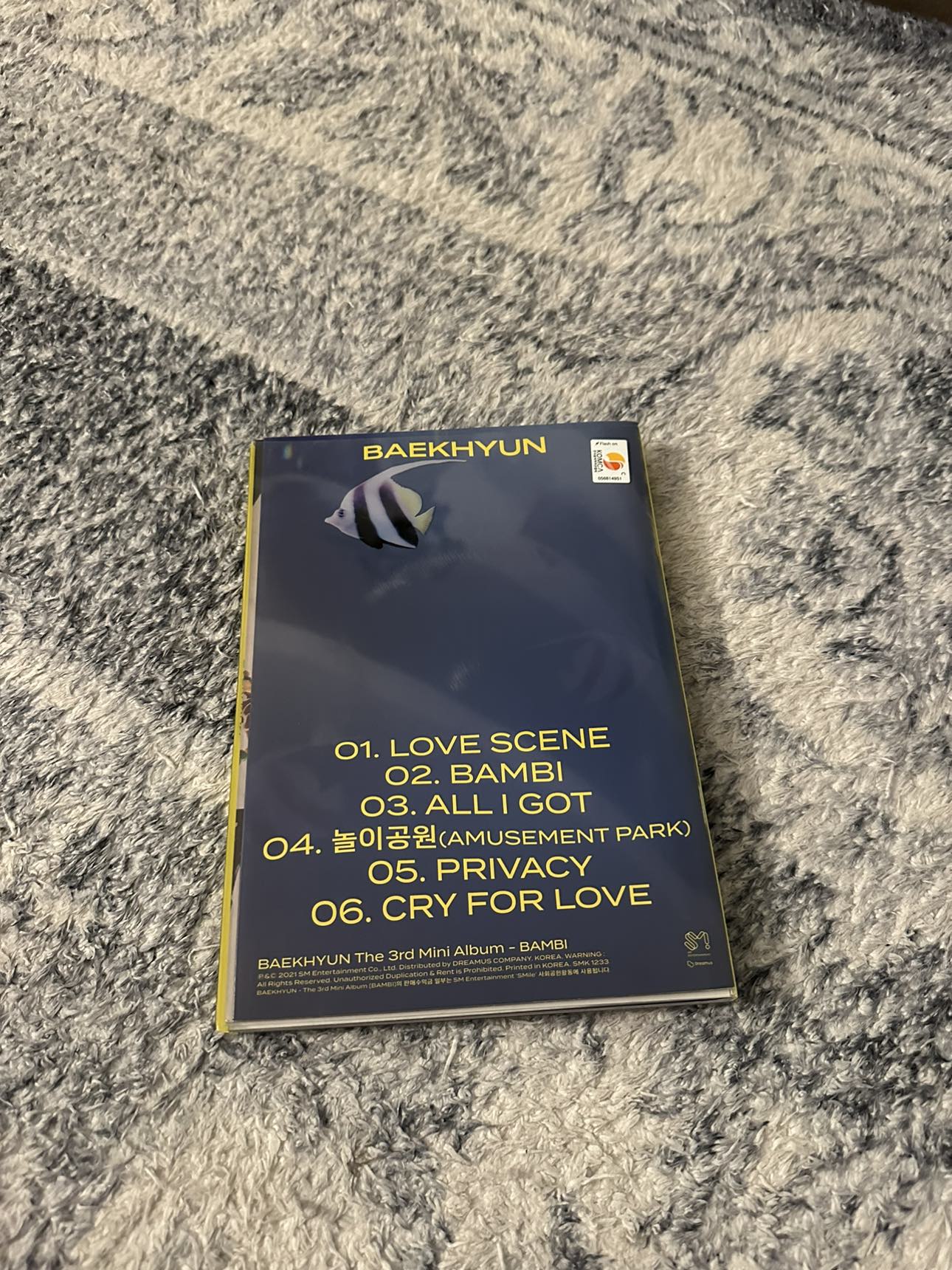 Kpop Album: Baekhyun Bambi The 3rd Mini Album image indicator(2)