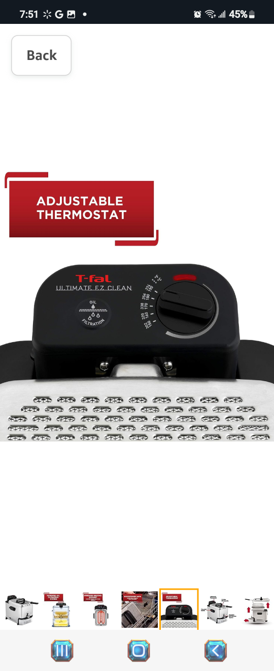 T-fal Ultimate EZ Clean Deep Fryer image indicator(5)