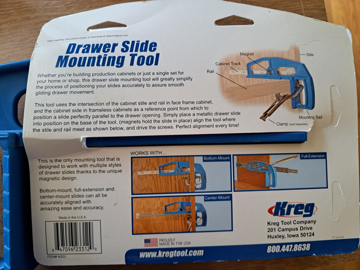 KREG Drawer Slide Mounting Tool image indicator(2)