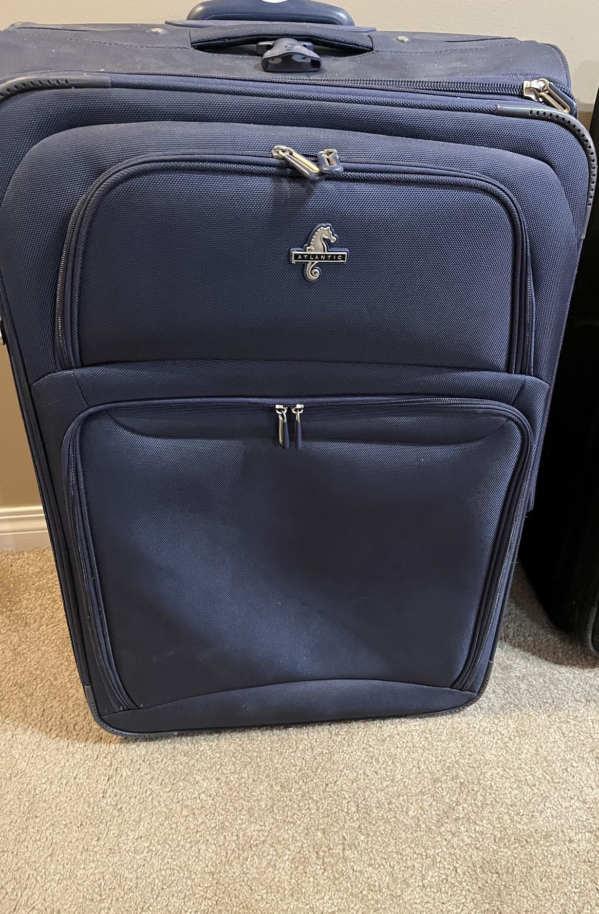 Blue Wheeled Suitcase