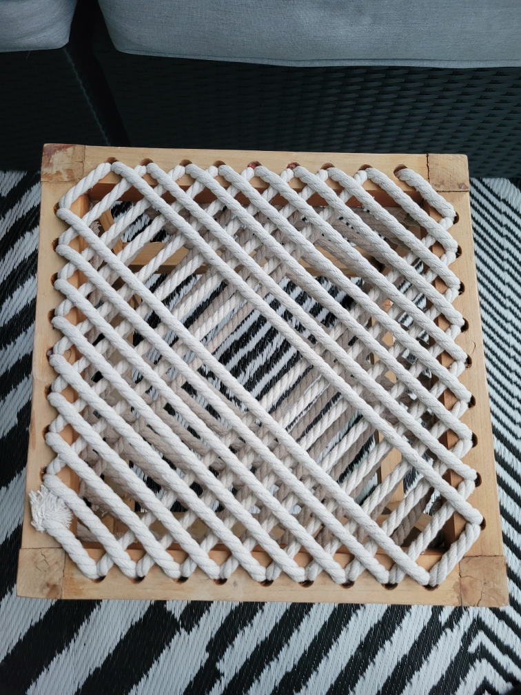 Indoor/ Outdoor Macrame Stool - photo 2
