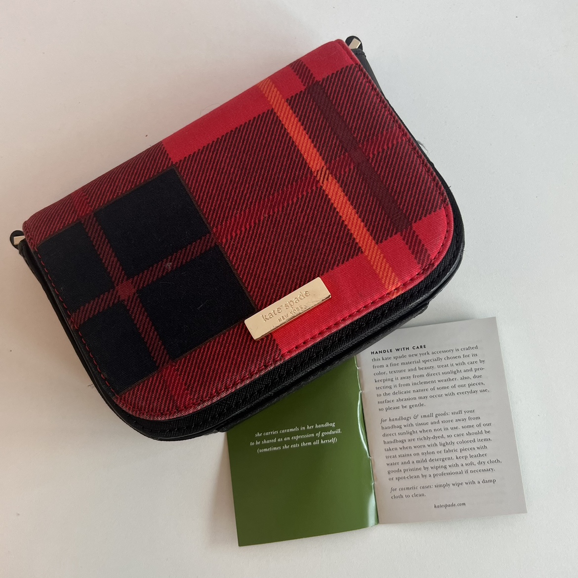 Red Kate Spade Small Cross Body Purse