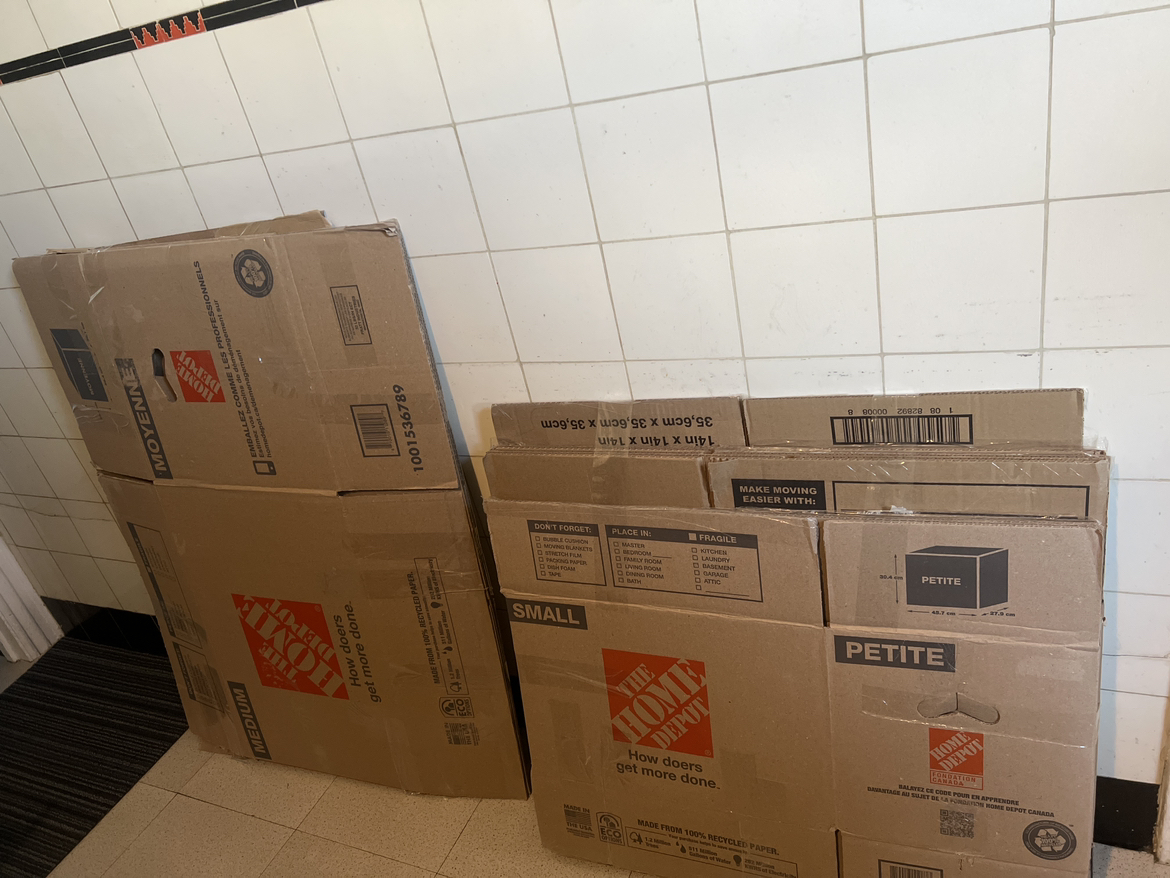 Cardboard Packing Moving Boxes