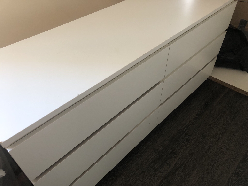 Malm 6 drawer dresser