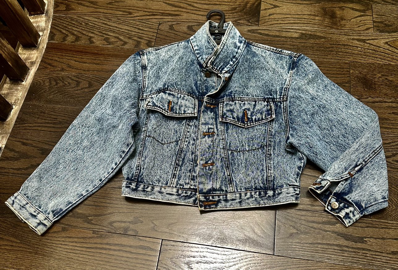 Ladies’ Blue Jeans Jacket, Size: L image indicator(2)