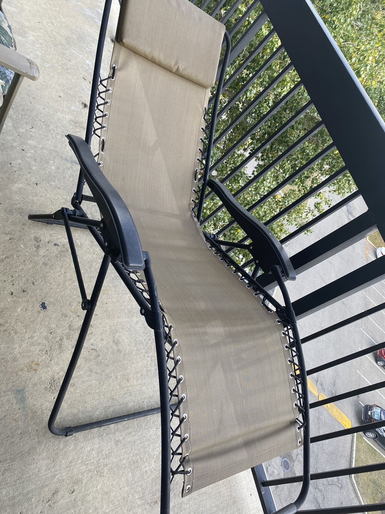 Outdoor folding lawn chair - photo 4