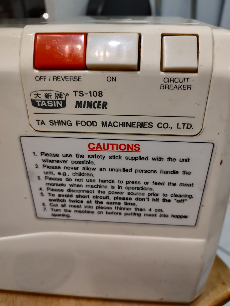 Tasin Meat Mincer, Sausage Maker TS - 108 image indicator(2)