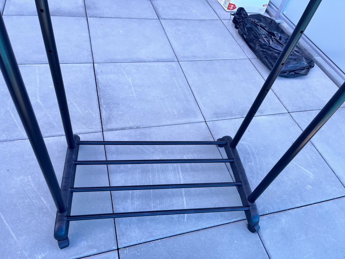 Adjustable double rod GARMENT RACK (clothing rack) - photo 5