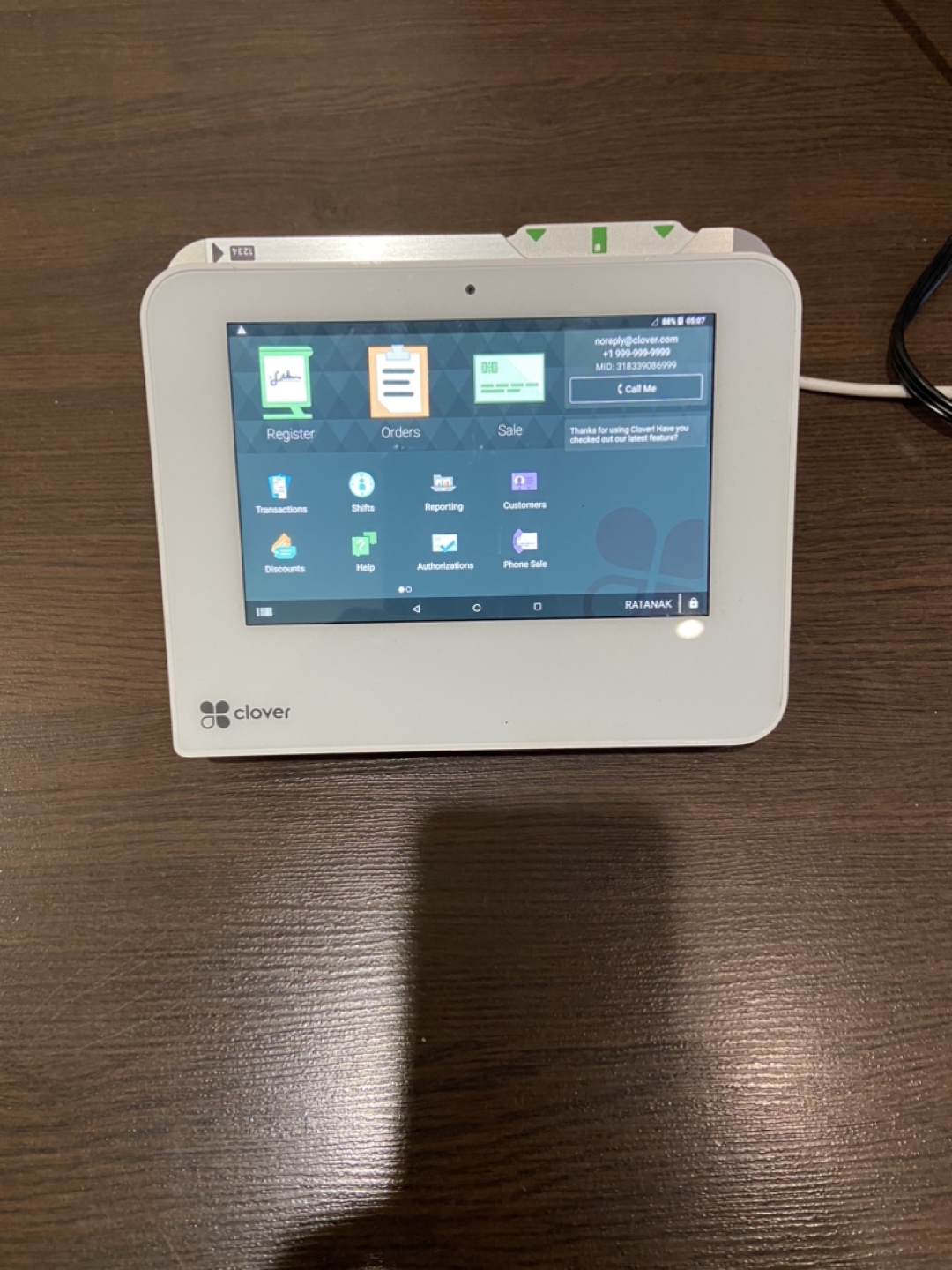 CLOVER Mini 2nd Generation Credit Card POS - photo 3