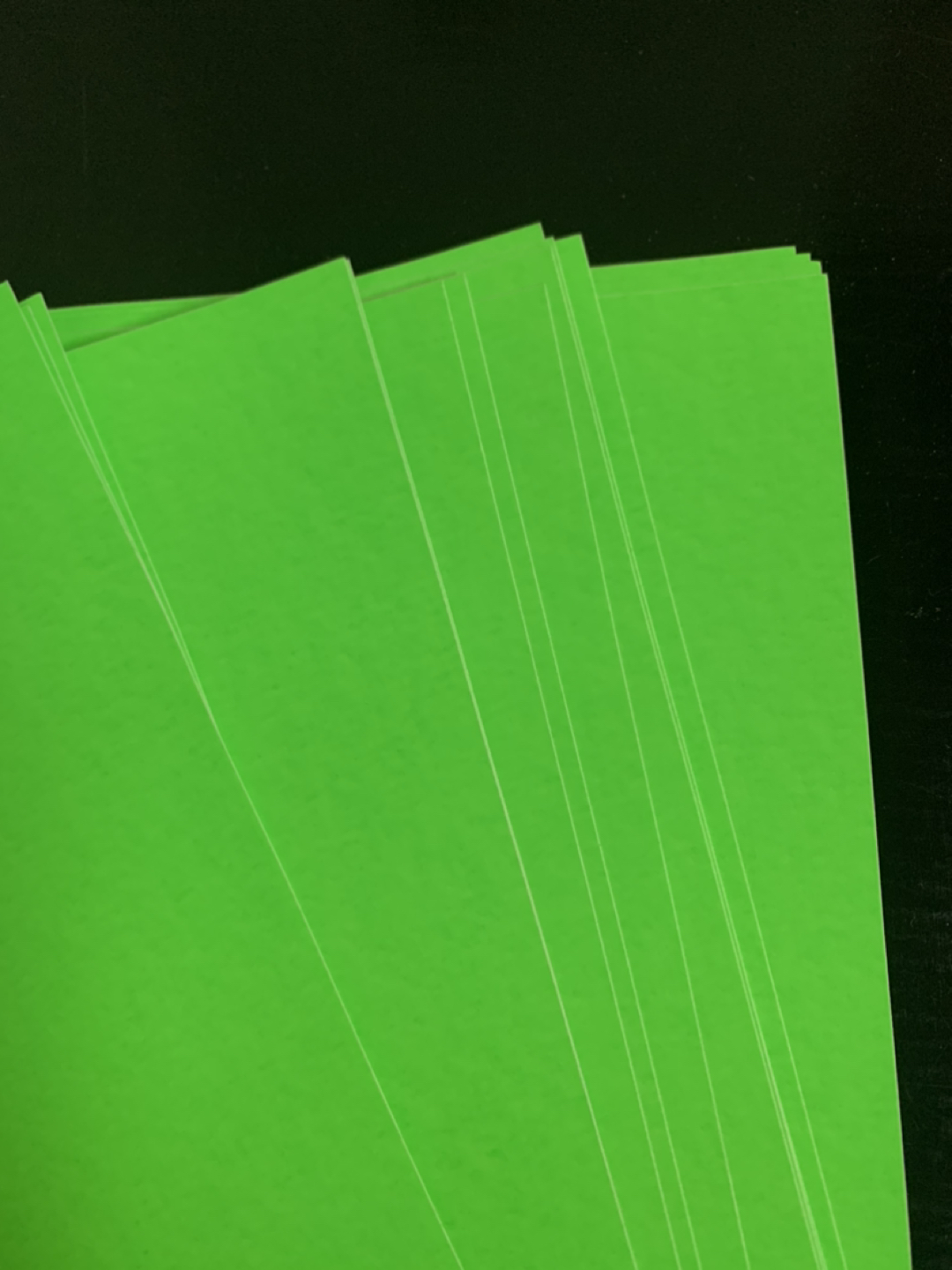Neon green sticker paper - 8 1/2 x 11 image indicator(2)