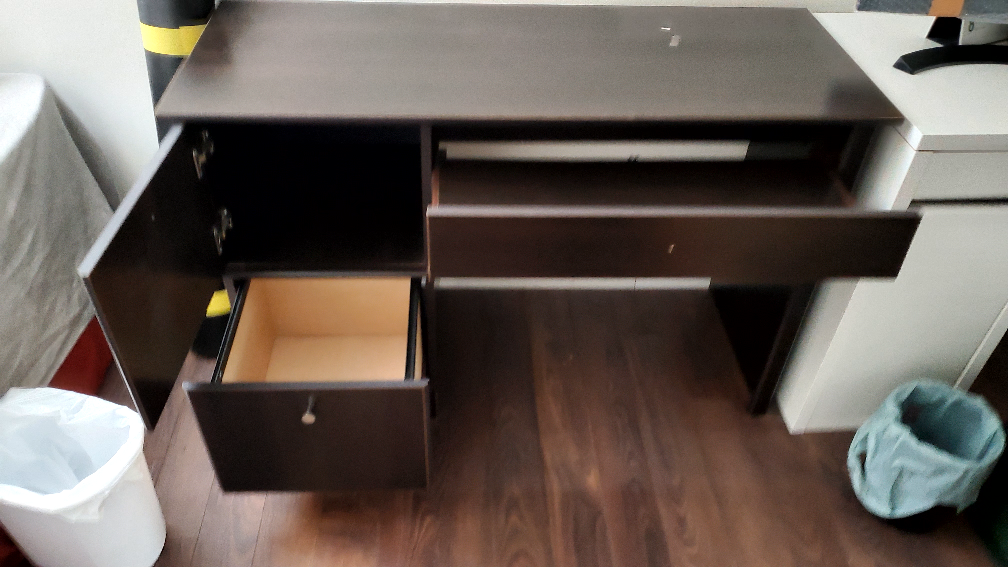 [Used] Dark Brown Desk - photo 2