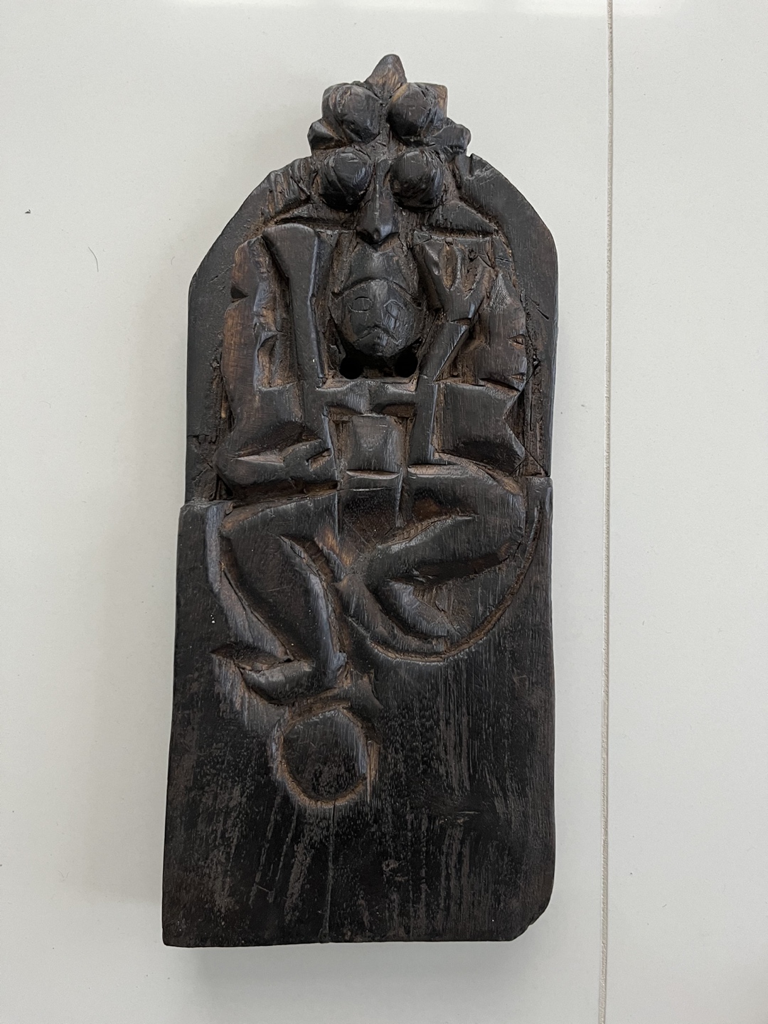 Carved wooden wall decor thumbnail