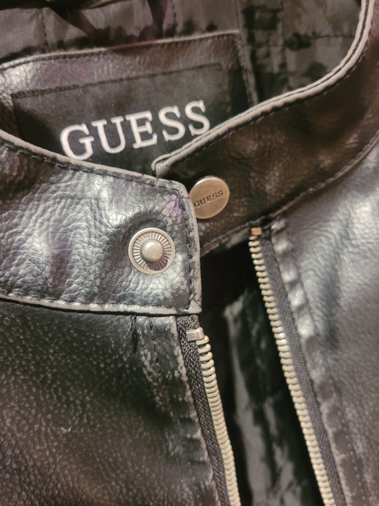 Pleather Medium Men's Guess jacket - photo 2