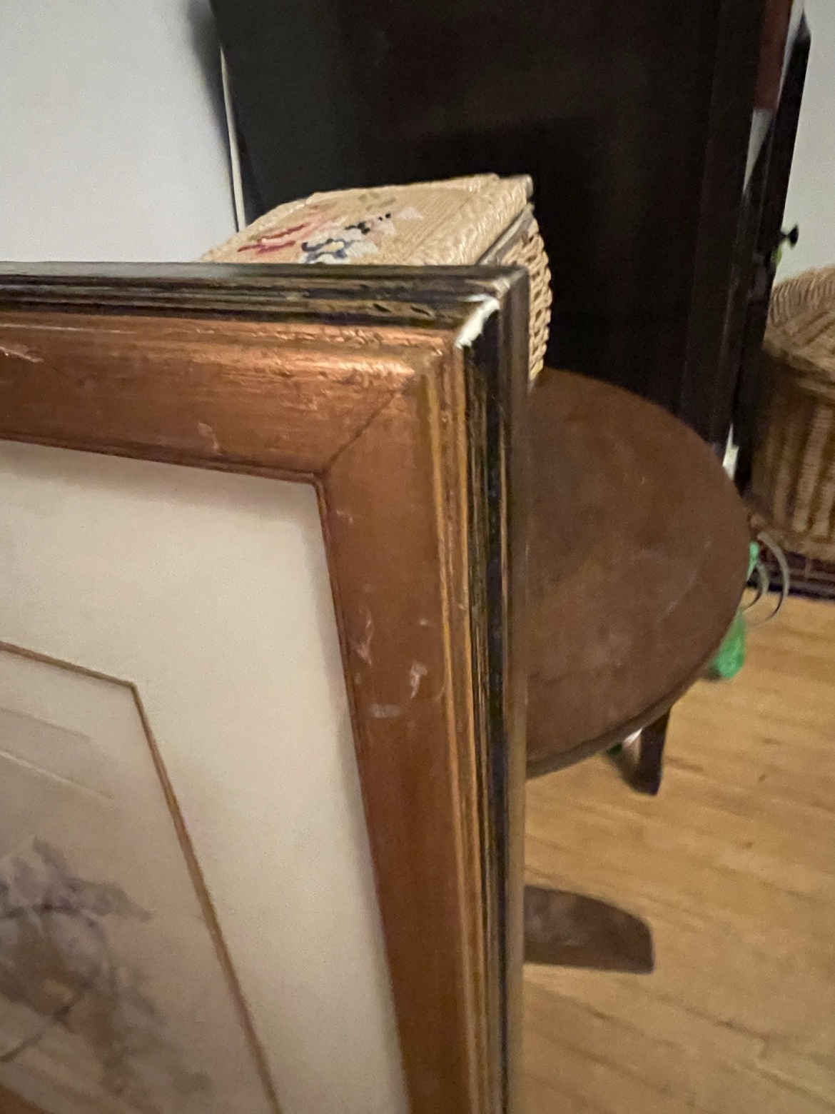 Large gilt frame - photo 3