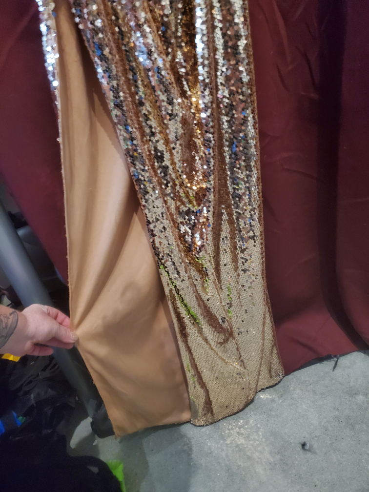 rose gold sequin gown - photo 3
