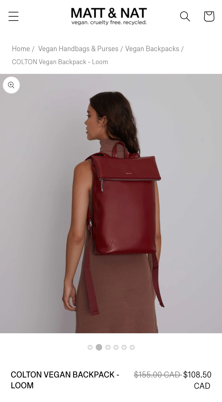 Matt and Nat Backpack *reduced* - photo 3
