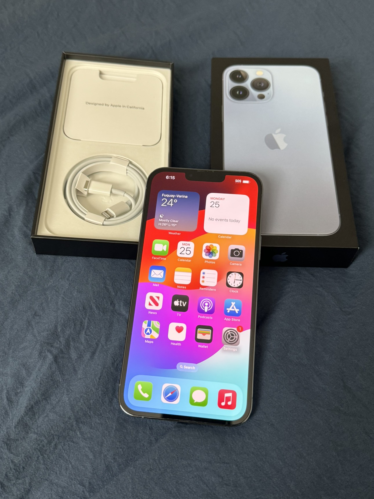 iPhone 13 Pro Max 512gb Sierra blue unlocked - photo 2