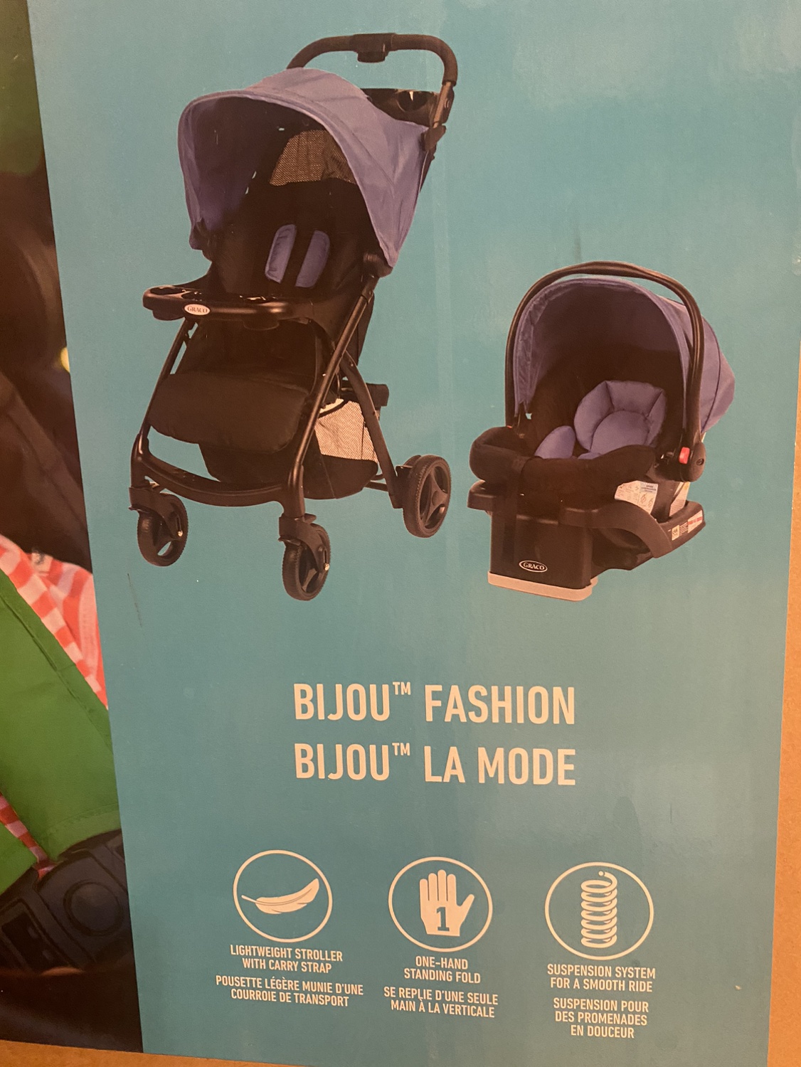 New Graco stroller with car seat