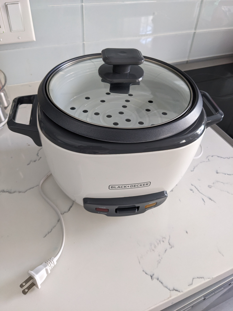 BLACK+DECKER 2-in-1 Rice Cooker and Food Steamer, 16 Cup image indicator(3)