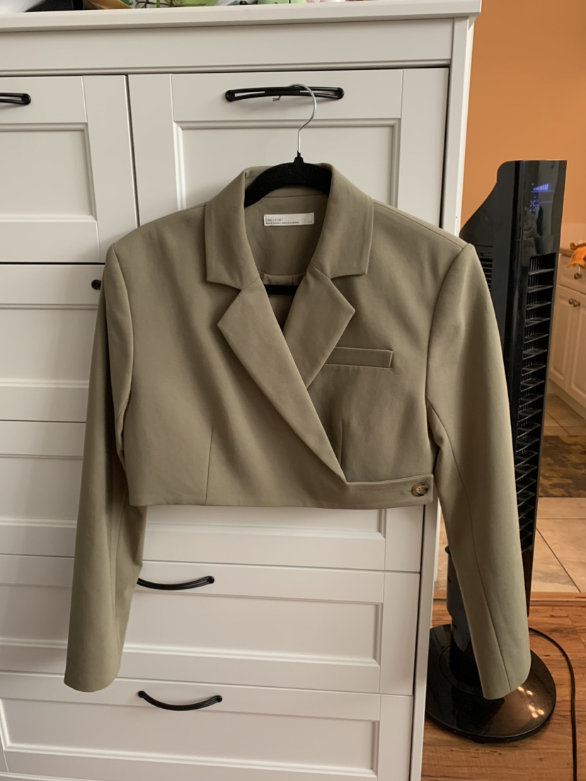 Oak + Fort Crop Blazer - photo 3