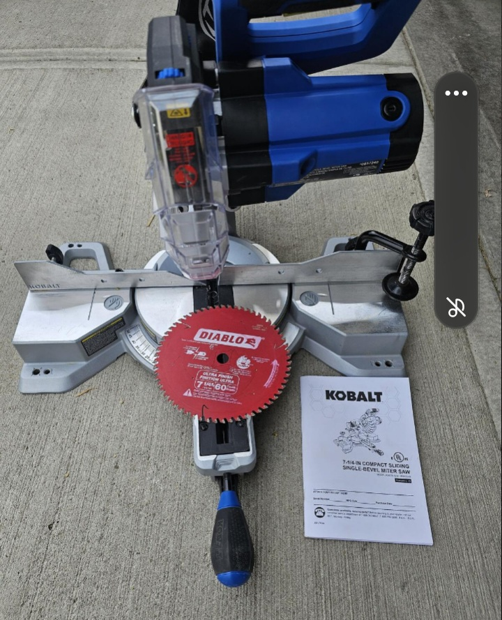 7-1/4" sliding mitre saw
