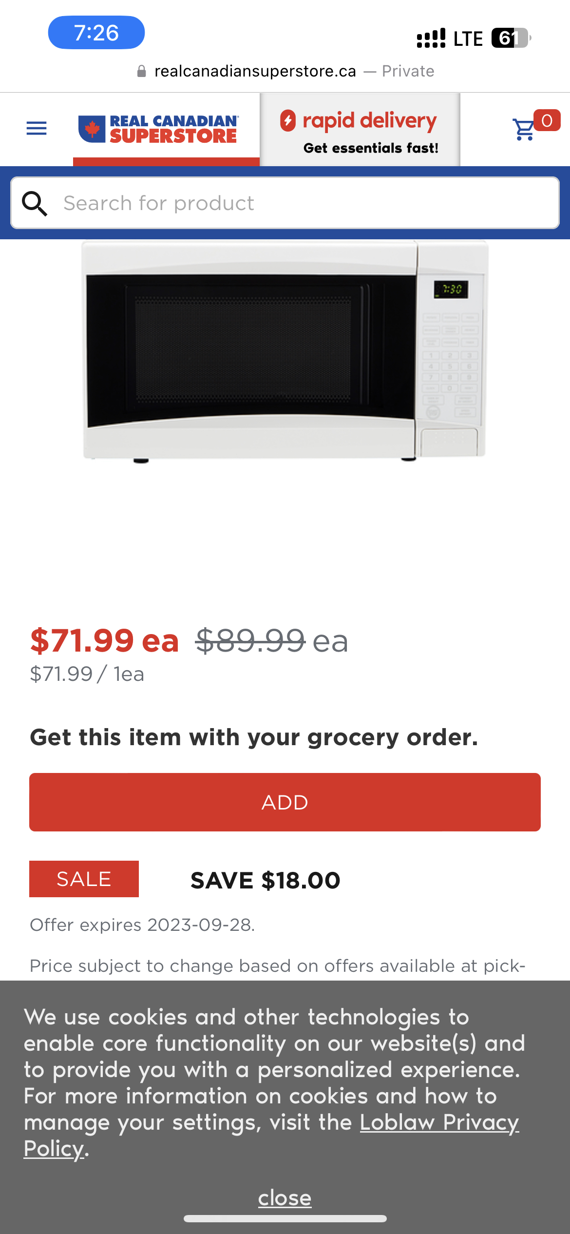 Everyday Essential Microwave - photo 2