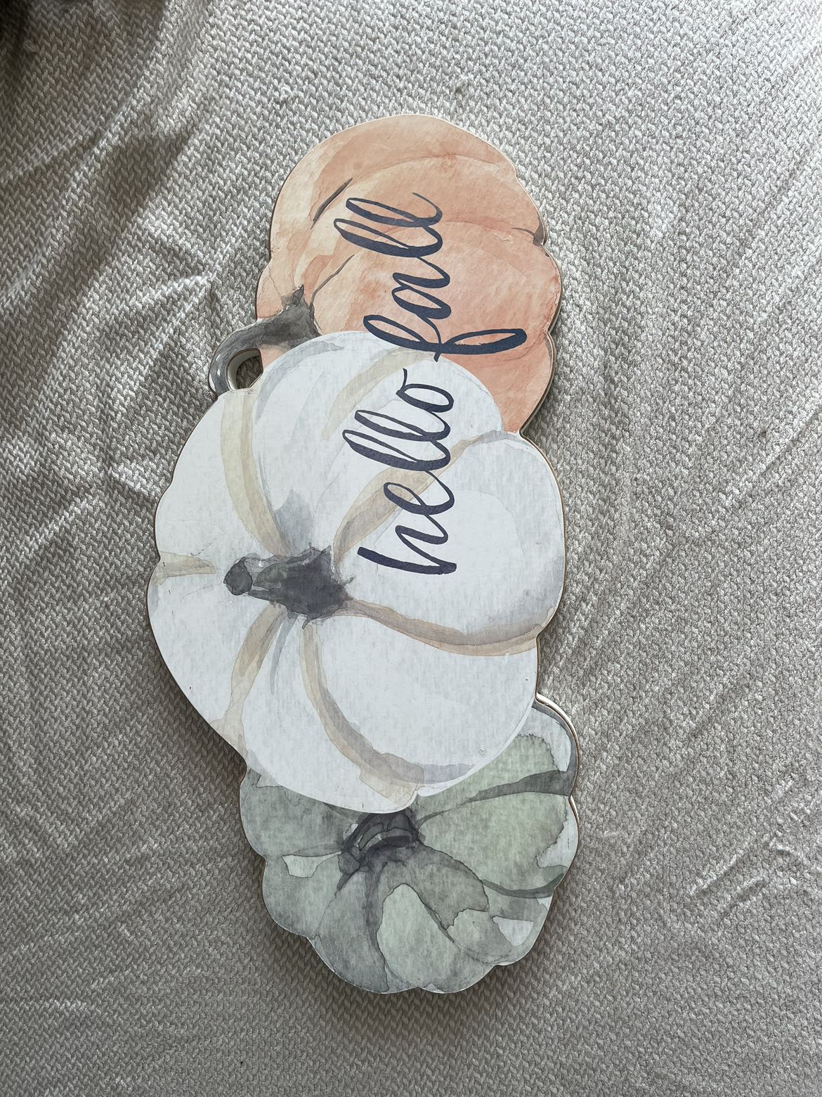 Hello Fall Decor Piece Can Be Hung