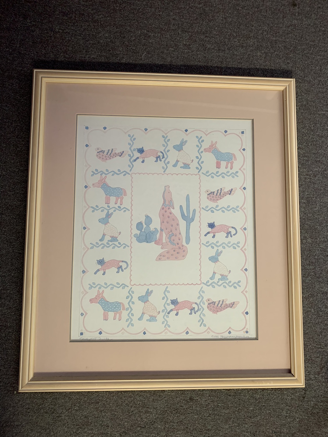 Southwest Fiesta 26" x 30" Framed Print by Shawn Morn McMillion thumbnail