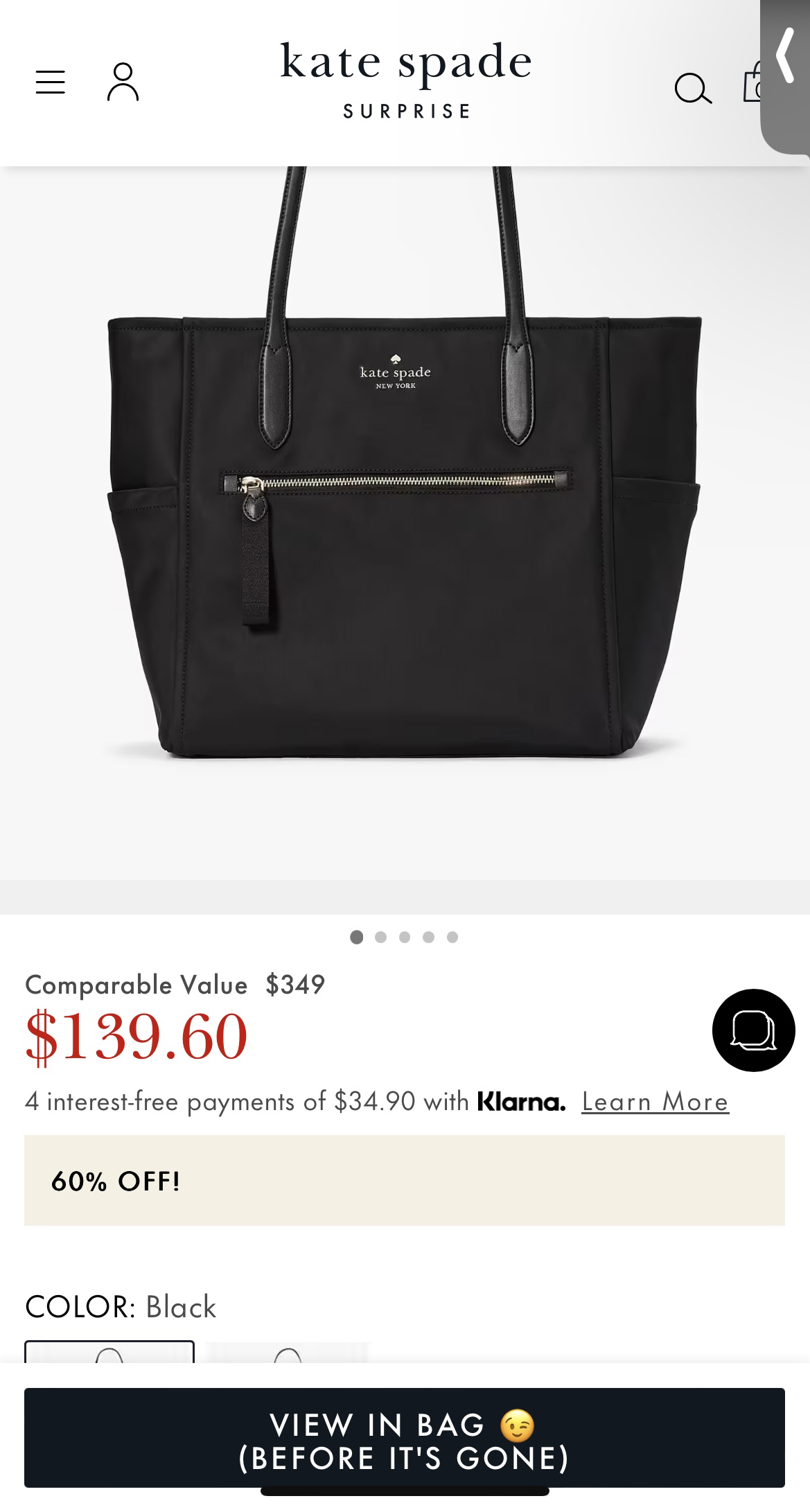 KATE SPADE HANDBAG thumbnail