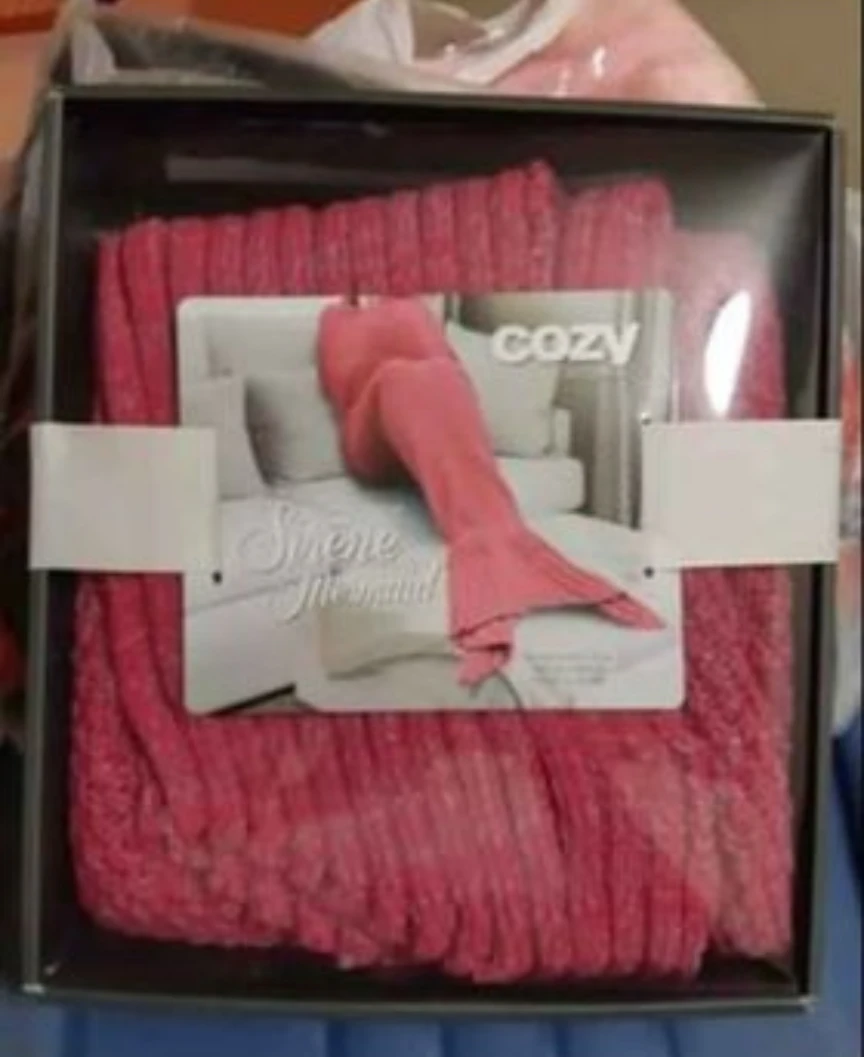 New! Snuggie Comfortable Mermaid Tail.